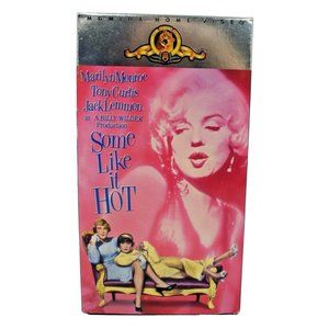 Some Like It Hot VHS, 1988 Marilyn Monroe